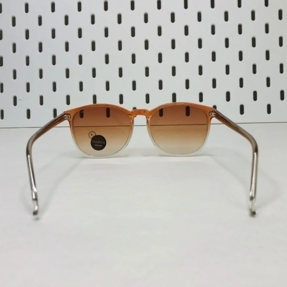 KOMONO Urkel Gradient Peach Sunglasses NEW Ombre orange tan